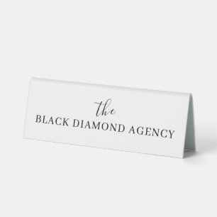 Custom Logo Branded Company Name Display