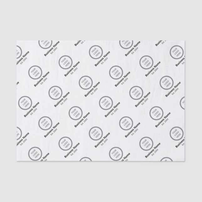 Custom Logo Branded Corporate Promotional Gift Tissue Paper (Front)