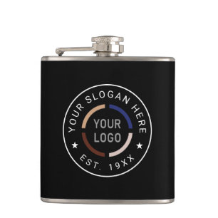 Custom Logo branded promotional Flask
