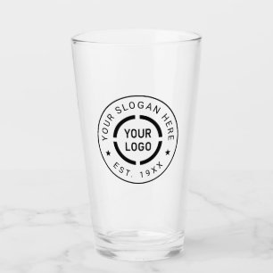 Custom Logo branded promotional Glass