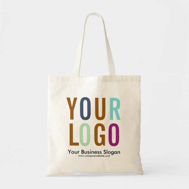 Custom Logo Branded Promotional Tote Bag (Front)
