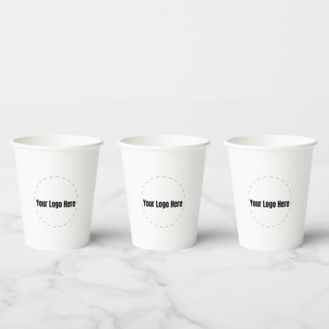 Custom Logo Bulk Paper Cups (Multi)