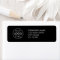 Custom Logo | Business Black Return Address