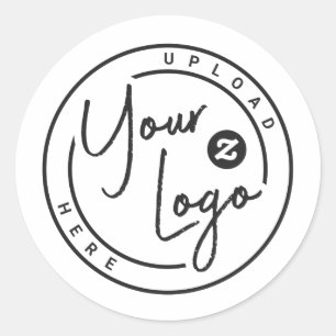 Custom Logo Business Classic Round Sticker