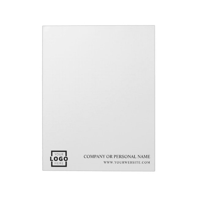 Custom Logo Business Company Branded Gift Notepad (Rotated)