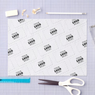 Custom logo business company branded packaging tissue paper