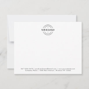 Custom Logo Business Company Corporate Minimalist Card