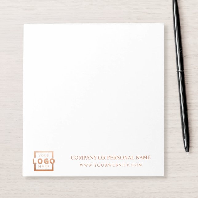 Custom Logo Business Company Promotional Gift Notepad (This custom logo notepad is a great way to advertise your company.)