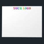 Custom Logo Business Company Promotional Notepad<br><div class="desc">Custom Logo Your Business Promotional Personalised Gift - Make Unique Your Own Design - Add Your Logo / Image / Text / more - Resize and move or remove and add elements / image with customisation tool. Choose / add your favourite background / text colours ! Good Luck - Be...</div>