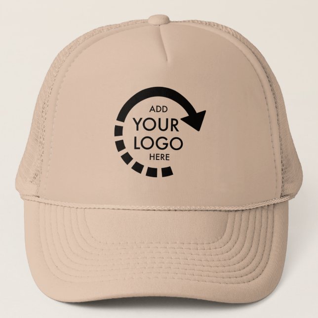 Custom Logo Business Company Staff Trucker Hat (Front)