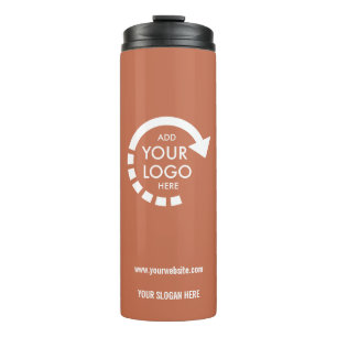 Custom logo business corporate   Terracotta Thermal Tumbler