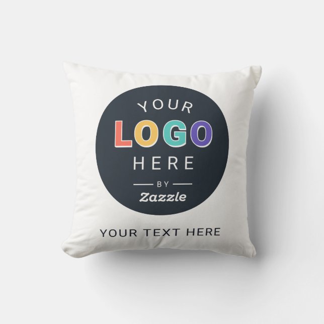Custom Logo Business  Cushion (Front)