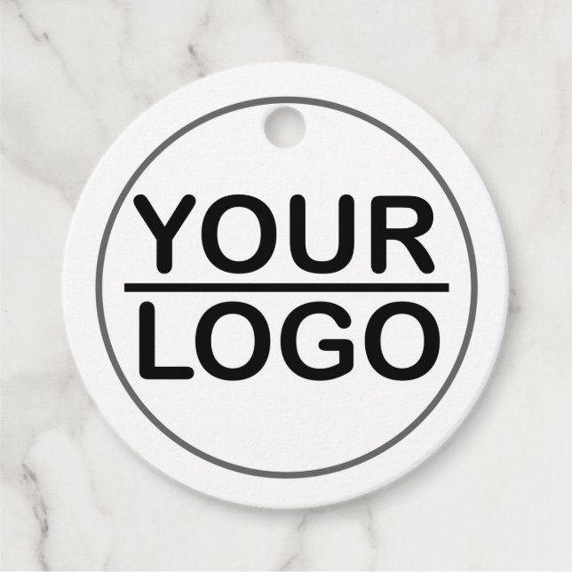 Custom logo business  favour tags (Front)