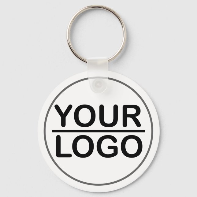 Custom logo business key ring (Front)