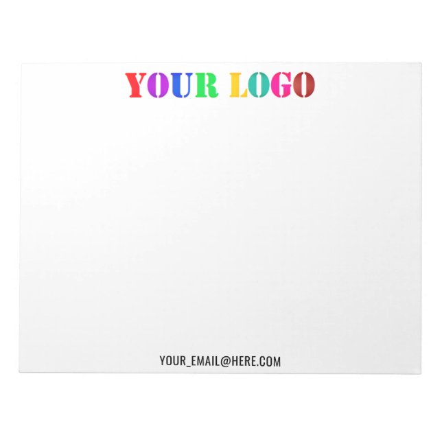 Custom Logo Business Office Promotion Personalised Notepad (Front)