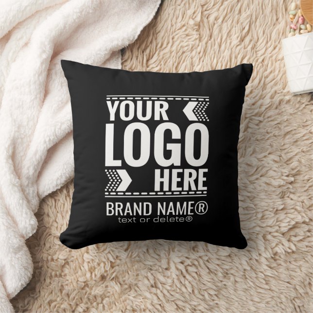 Custom Logo, Business or Brand Logo Personalized  Cushion (Blanket)