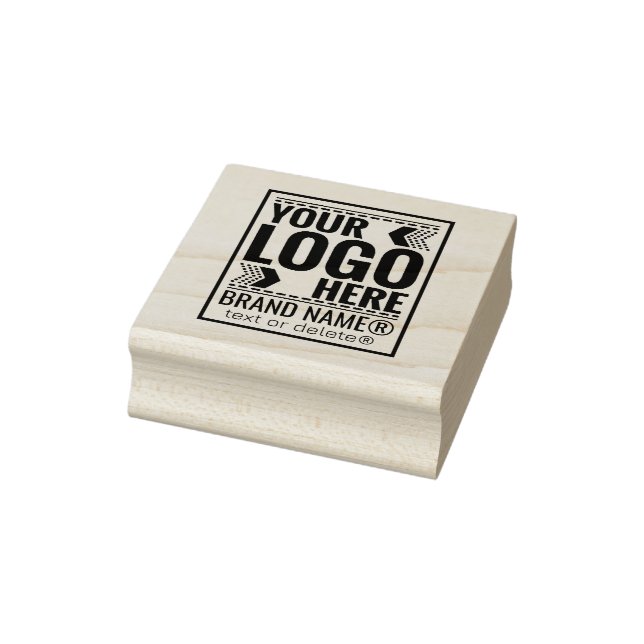 Custom Logo, Business or Brand Logo Personalized  Rubber Stamp (Stamp)