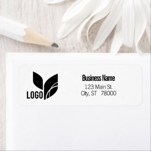 Custom Logo Business Return Address Label