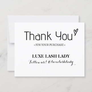 Custom Logo Business Thank You Card TC2