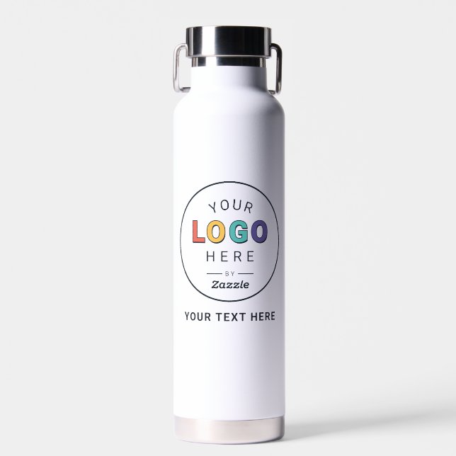 Custom Logo Business Water Bottle (Front)