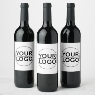 Custom Logo Business Wine Label