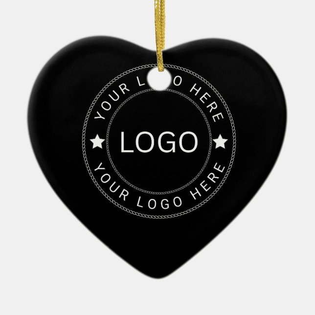 Custom Logo Ceramic Ornament (Front)