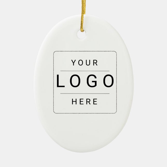 Custom Logo Ceramic Ornament (Front)