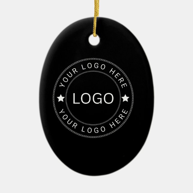 Custom Logo Ceramic Ornament (Front)
