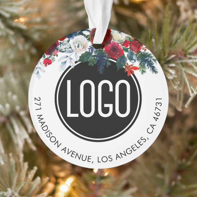 Custom Logo Christmas Ornament (Tree)