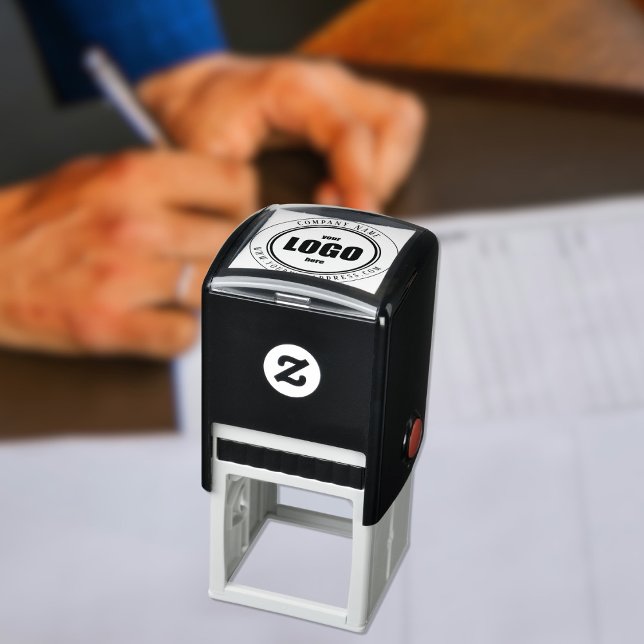 Custom LOGO Circular Self Inking Rubber Stamp (Creator Uploaded)