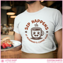 Custom Logo Coffee Shop Barista Professional