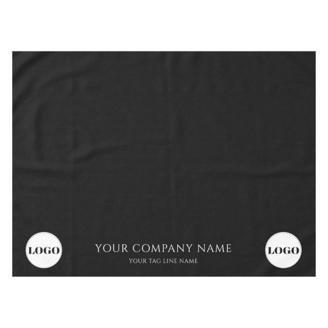 Custom Logo Company Business Promo Trade Show Tablecloth (Front (Horizontal))