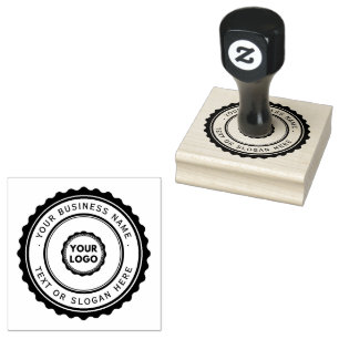 Custom logo company business  rubber stamp