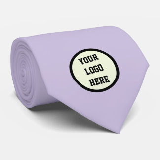 Custom Logo Company Lilac Business Corporate Tie