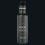 Custom Logo Company Professional Branding 710 Ml Water Bottle<br><div class="desc">Effectively brand and grow your business by adding your business logo and company details to this matte black stainless steel water bottle. This is eco friendly company swag your employees,  customers and clients will appreciate. Easy to customise logo and text. Get yours today!</div>