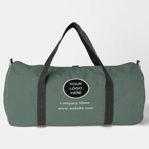 Custom Logo Company Sage Green Business Corporate Duffle Bag