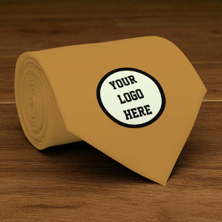 Custom Logo Company Terracotta Business Corporate Tie