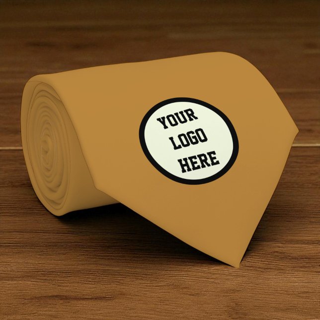 Custom Logo Company Terracotta Business Corporate Tie (Creator Uploaded)