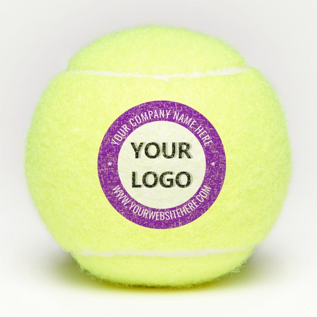 Custom Logo Company Text Tennis Balls Template (Front)