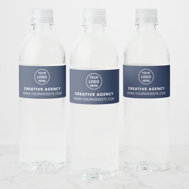 Custom Logo Corporate Business Promotional Water Bottle Label (Bottles)