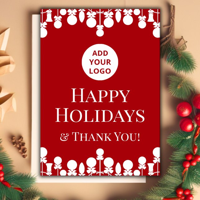 Custom Logo Corporate Christmas Card (Creator Uploaded)