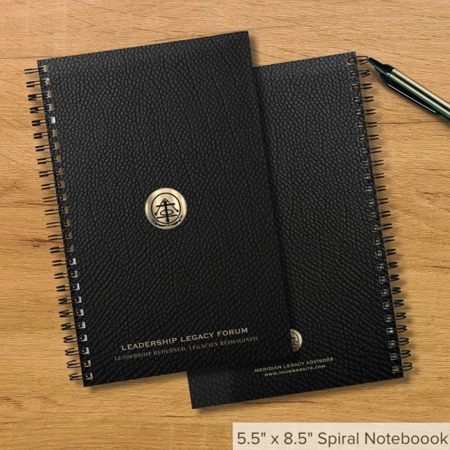 Custom Logo Corporate Event Notebook (Custom event essentials for conferences, conventions, and tradeshows)