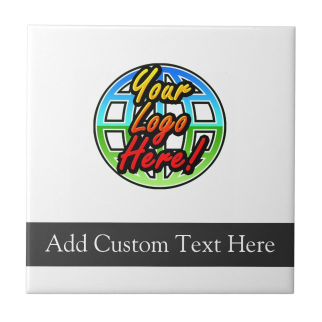 Custom Logo Corporate Gift Ceramic Tile (Front)