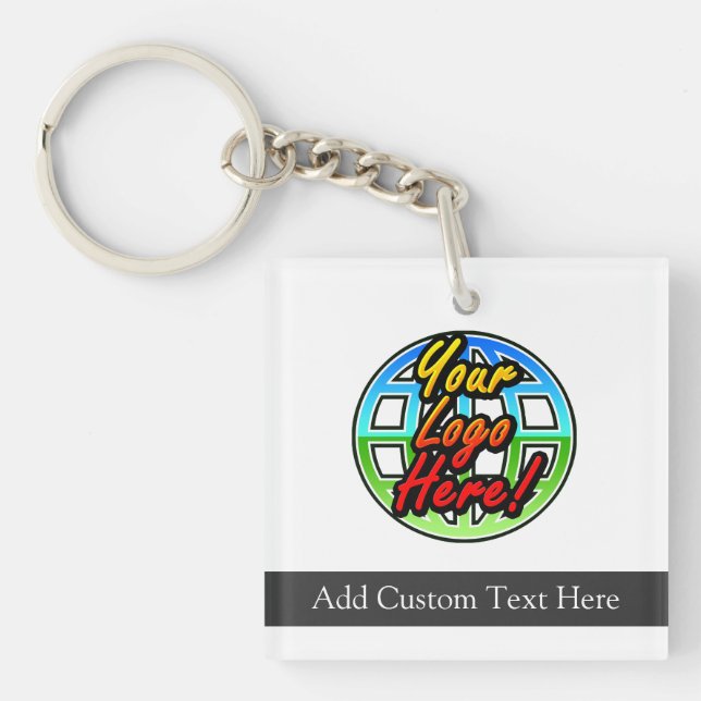 Custom Logo Corporate Gift Key Ring (Front)