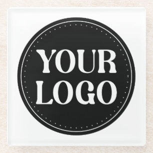Custom Logo Corporate Holiday Gift Keepsakes Bulk  Glass Coaster