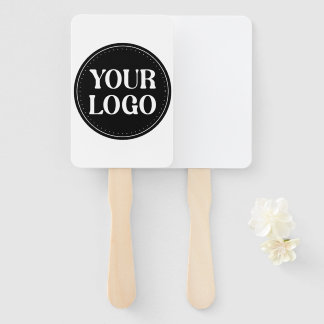 Custom Logo Corporate Holiday Gift Keepsakes Bulk Hand Fan