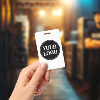 Custom Logo Corporate Holiday Gift Keepsakes Bulk ID Badge