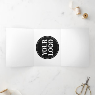 Custom Logo Corporate Holiday Gift Keepsakes Bulk Tri-Fold Holiday Card