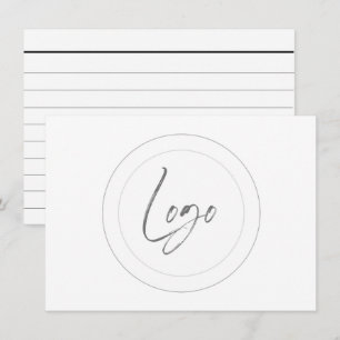 custom logo cue cards