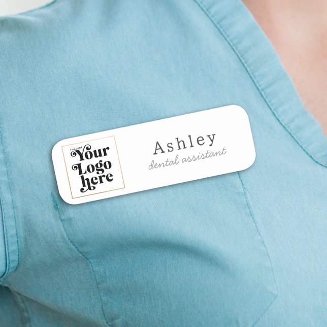 Custom Logo Dental Assistant Name Tag (Creator Uploaded)